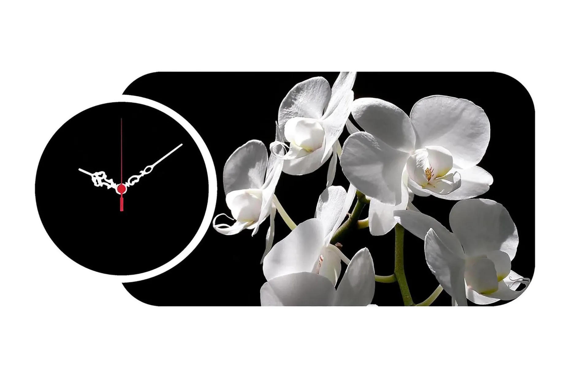 Decorative MDF Clock (2 Pieces) 68x32