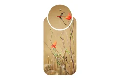 Decorative MDF Clock (2 Pieces) 68x32