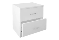 Decorotika Nattbord 40 cm med Oppbevaring 2 Skuffer