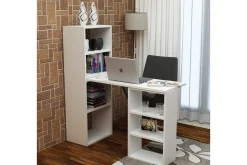 Decorotika Skrivebord 120 cm med Oppbevaringshyller