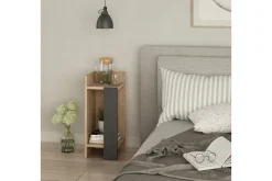 Decorta Nattbord 27 cm med Oppbevaring Hyller Venstre