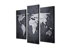 Dekorativ Canvasbilde 3-Deler 45x20 cm