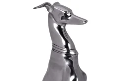 Dekorativ figur Wohnling Aluminium Hund Sølv Moderne
