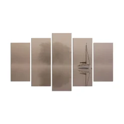 Dekorativ MDF-maling 5-Deler 20x60 cm