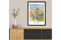 Dekorativt innrammet maleri Maroubridge Ticoman Flerfarget (35 x 45 cm)