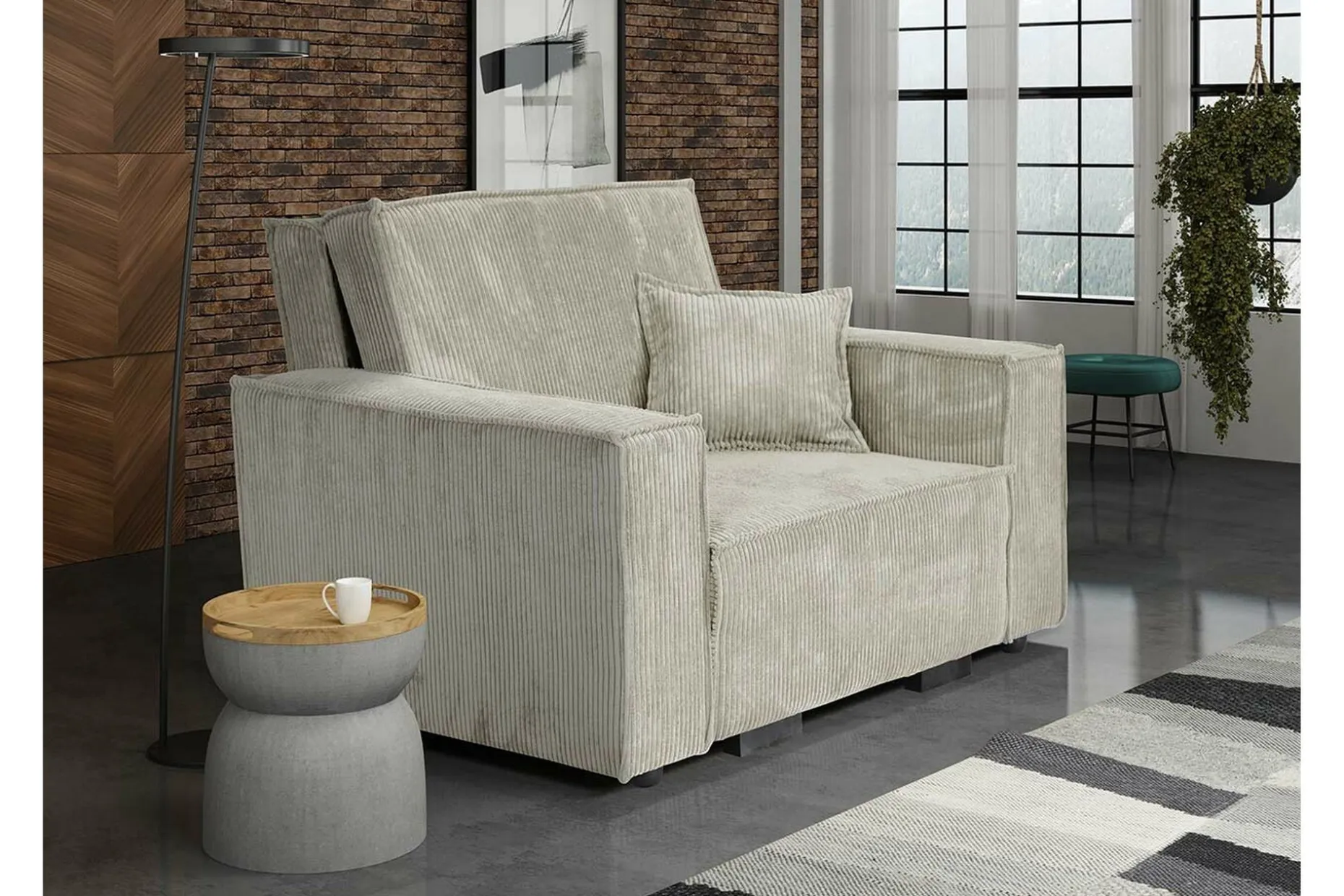 Denegal Bäddfåtölj beige