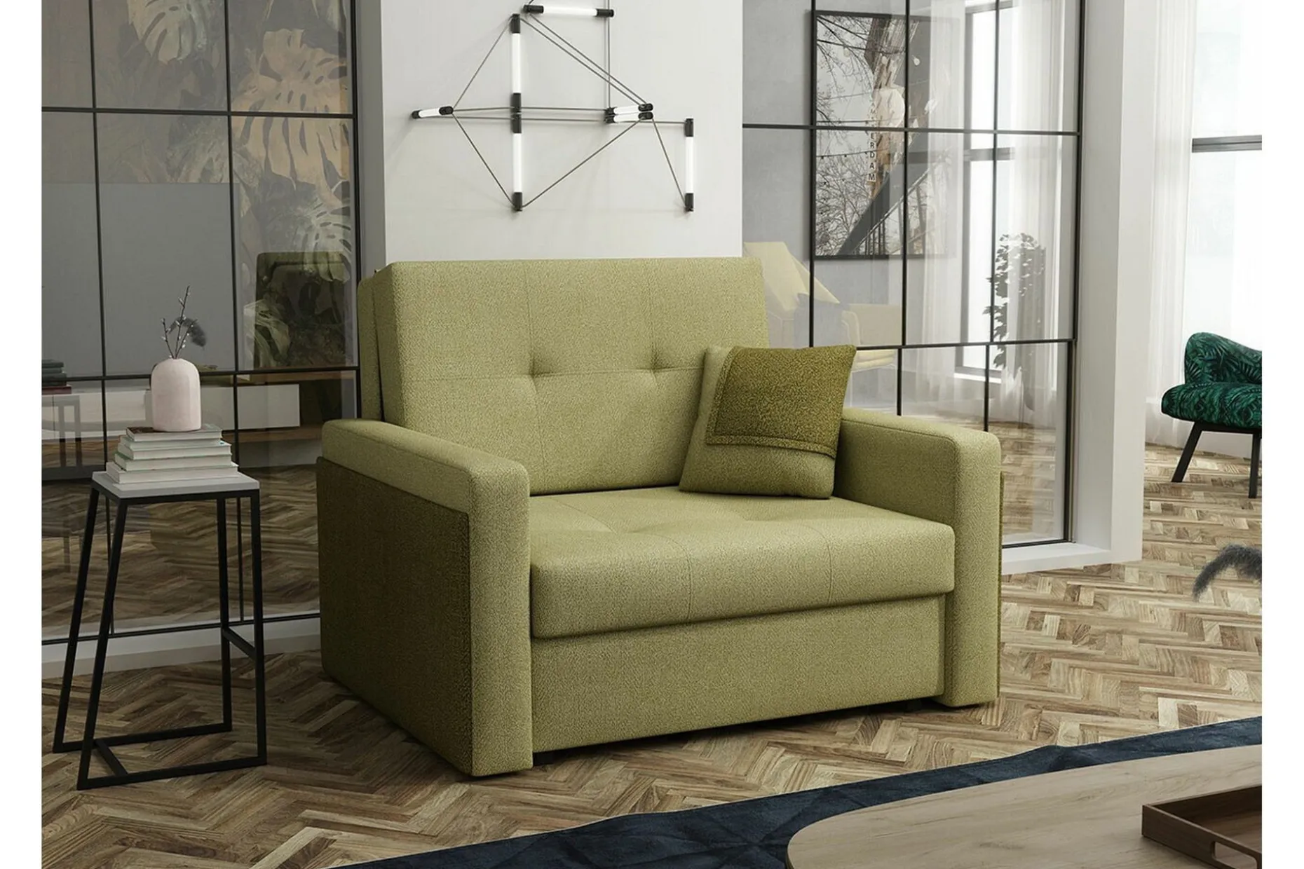 Denegal Bäddfåtölj Light green
