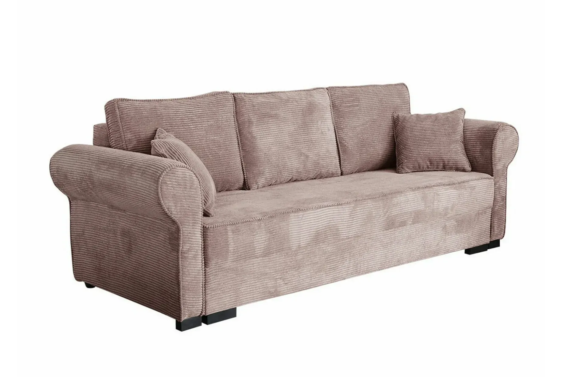 Denegal 3-sits Bäddsoffa Brown/Beige