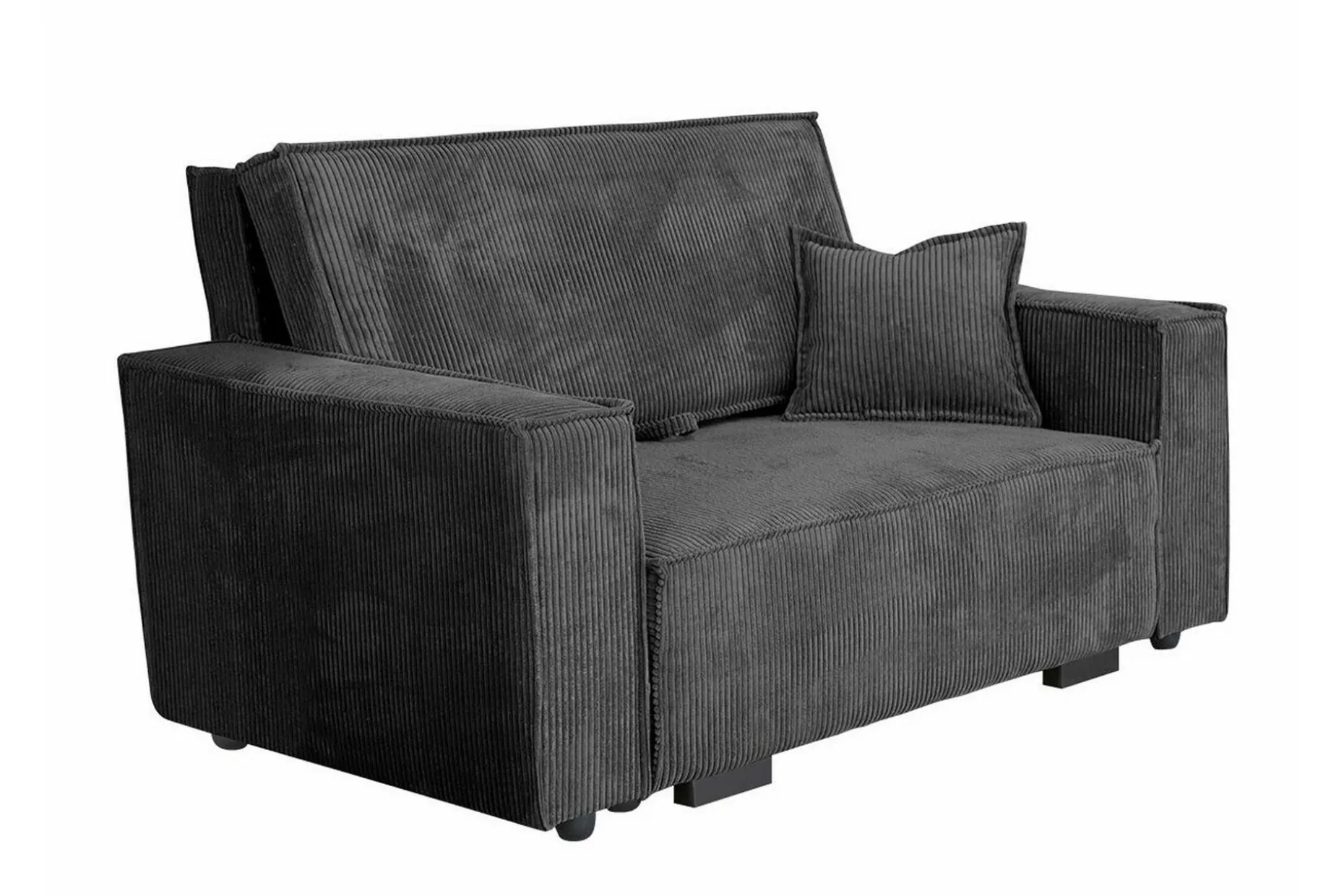 Denegal 2-sits Bäddsoffa Dark grey