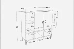 Desgrar Konsollbord 100x100 cm