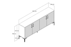 Desgrar Konsollbord 160x78 cm