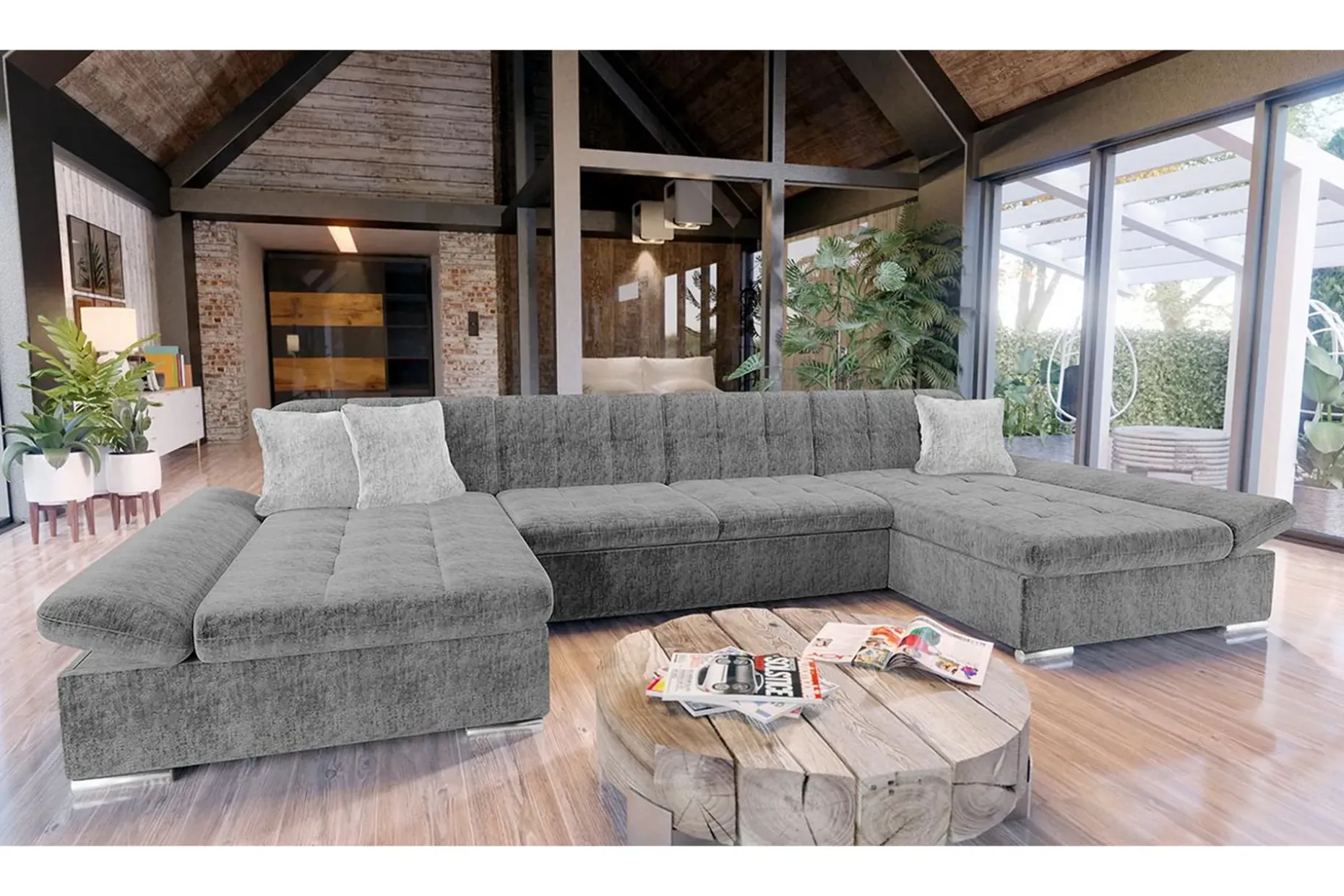Dewitt Sovesofa m. Divan og Sjeselong