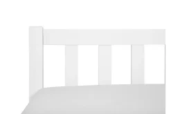 Dobbeltseng FLORAC 90 x 200 cm hvit