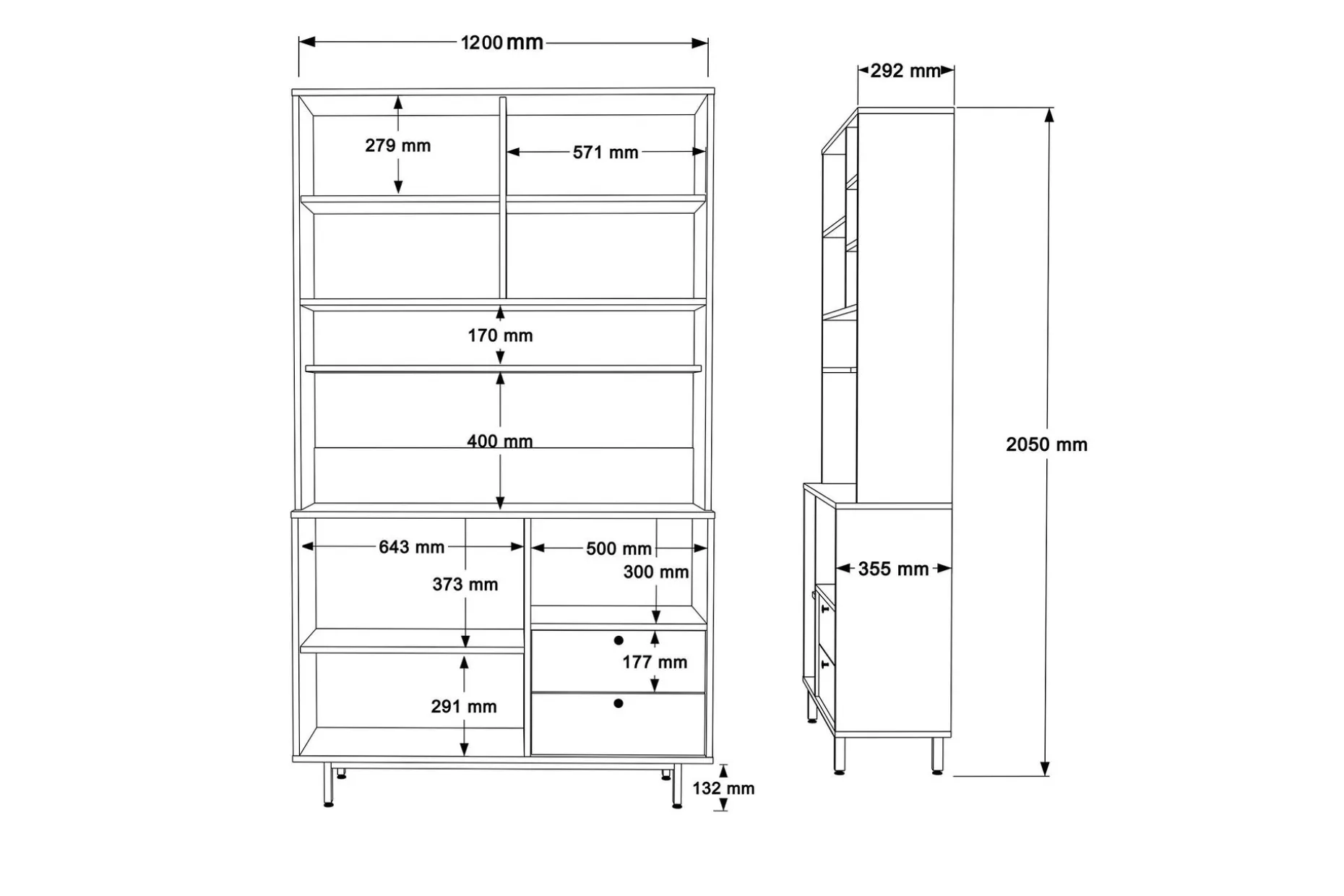 Donae Highboard