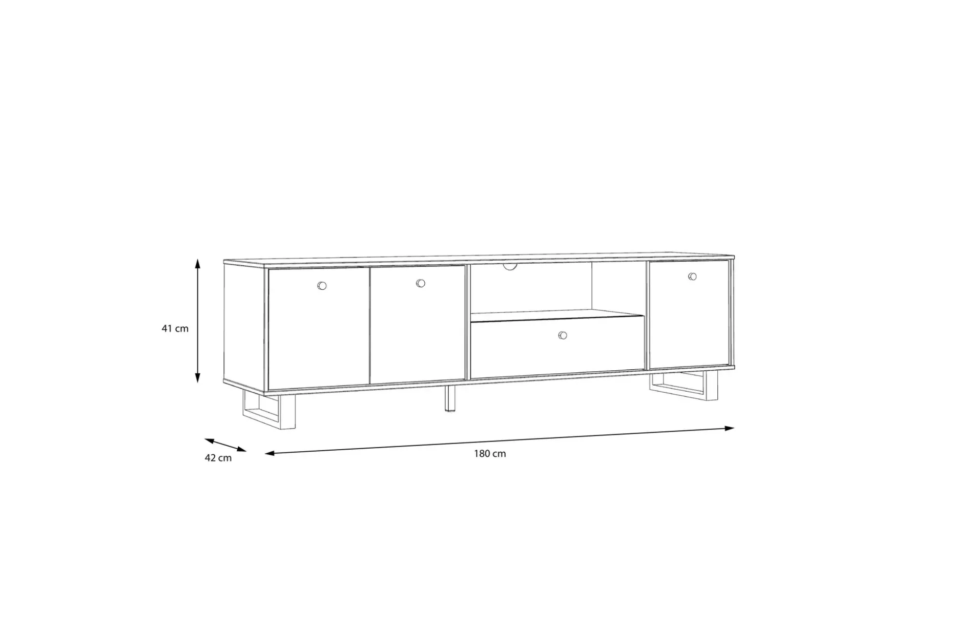 Donmills TV-benk 180 cm