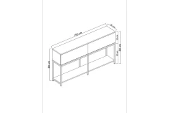 Dorlord Konsollbord 150 cm