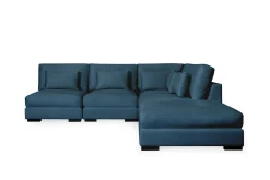 Dubai sjeselongsofa venstre fløyel