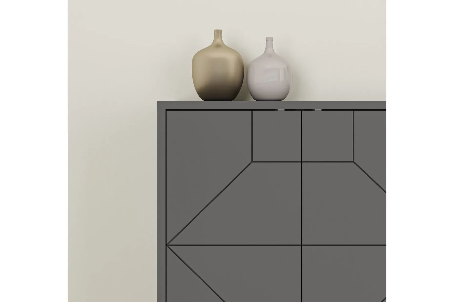 Dune Konsollbord 183,8x77,4 cm Antrasitt