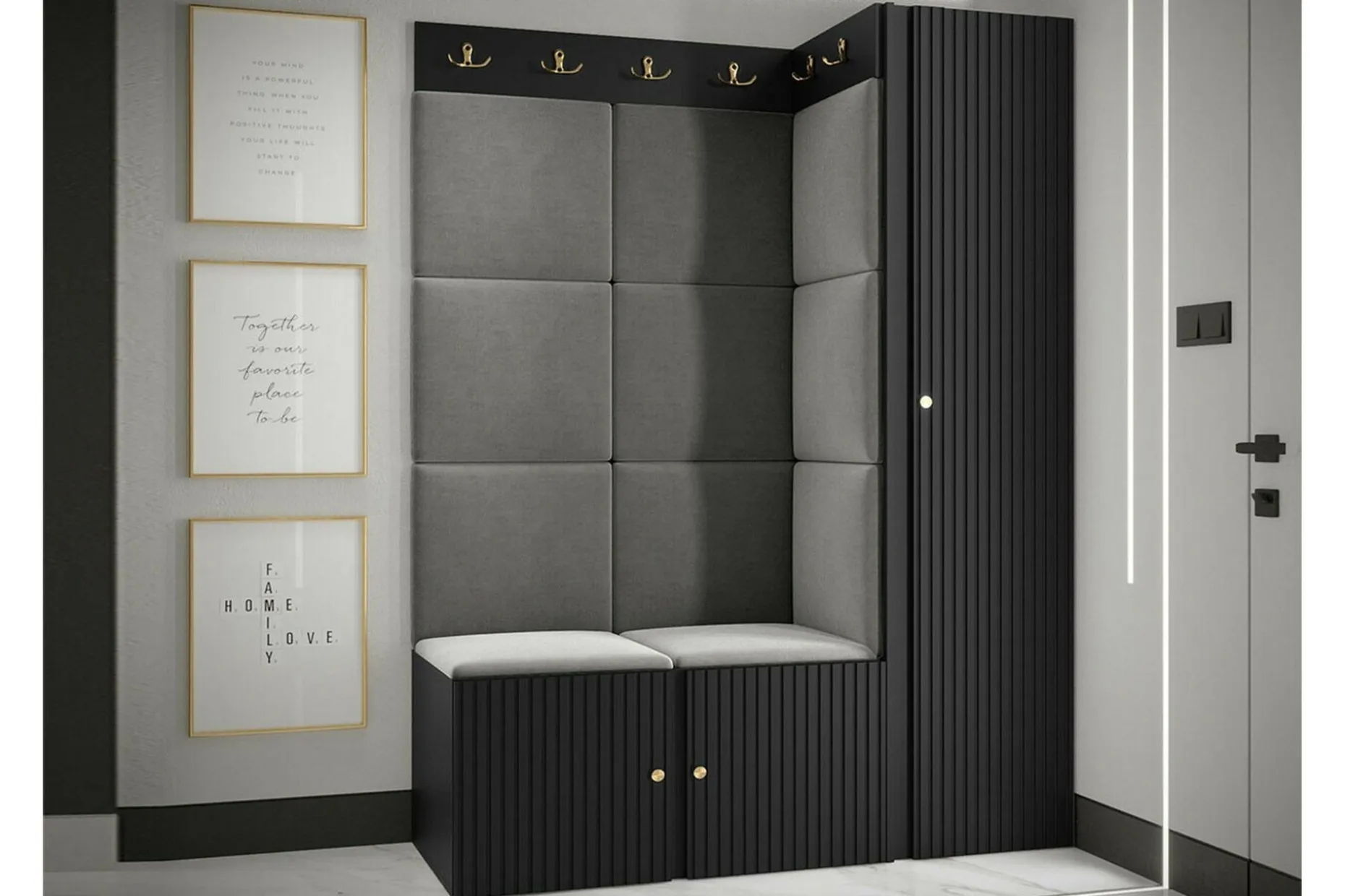Dunvegan Highboard Black