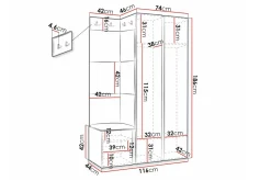 Dunvegan Highboard Black