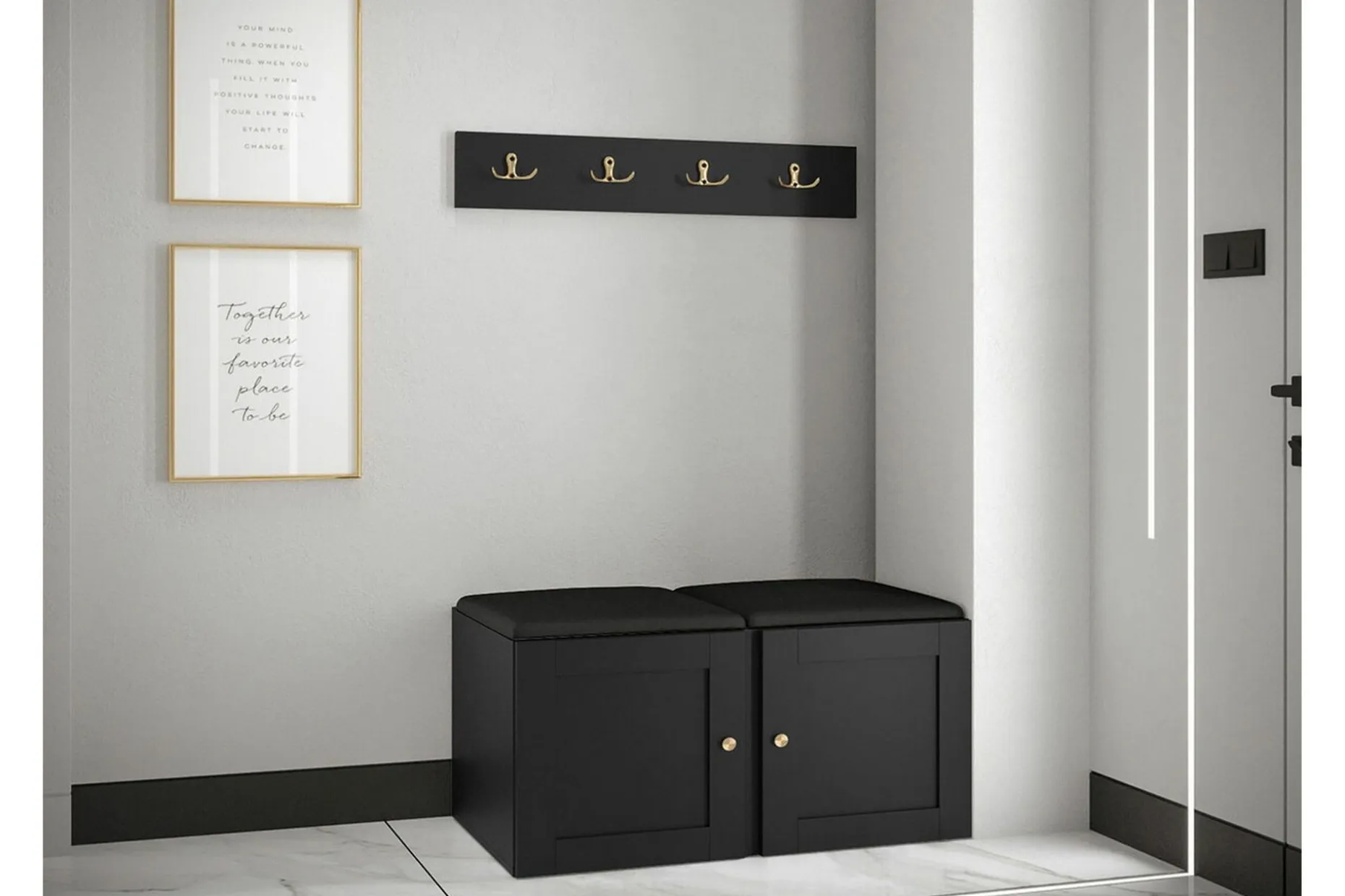 Dunvegan Highboard Black
