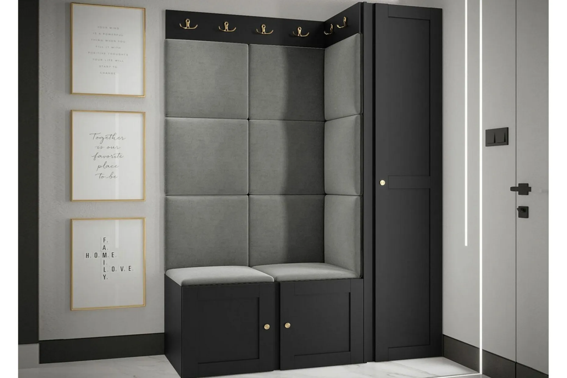 Dunvegan Highboard Black