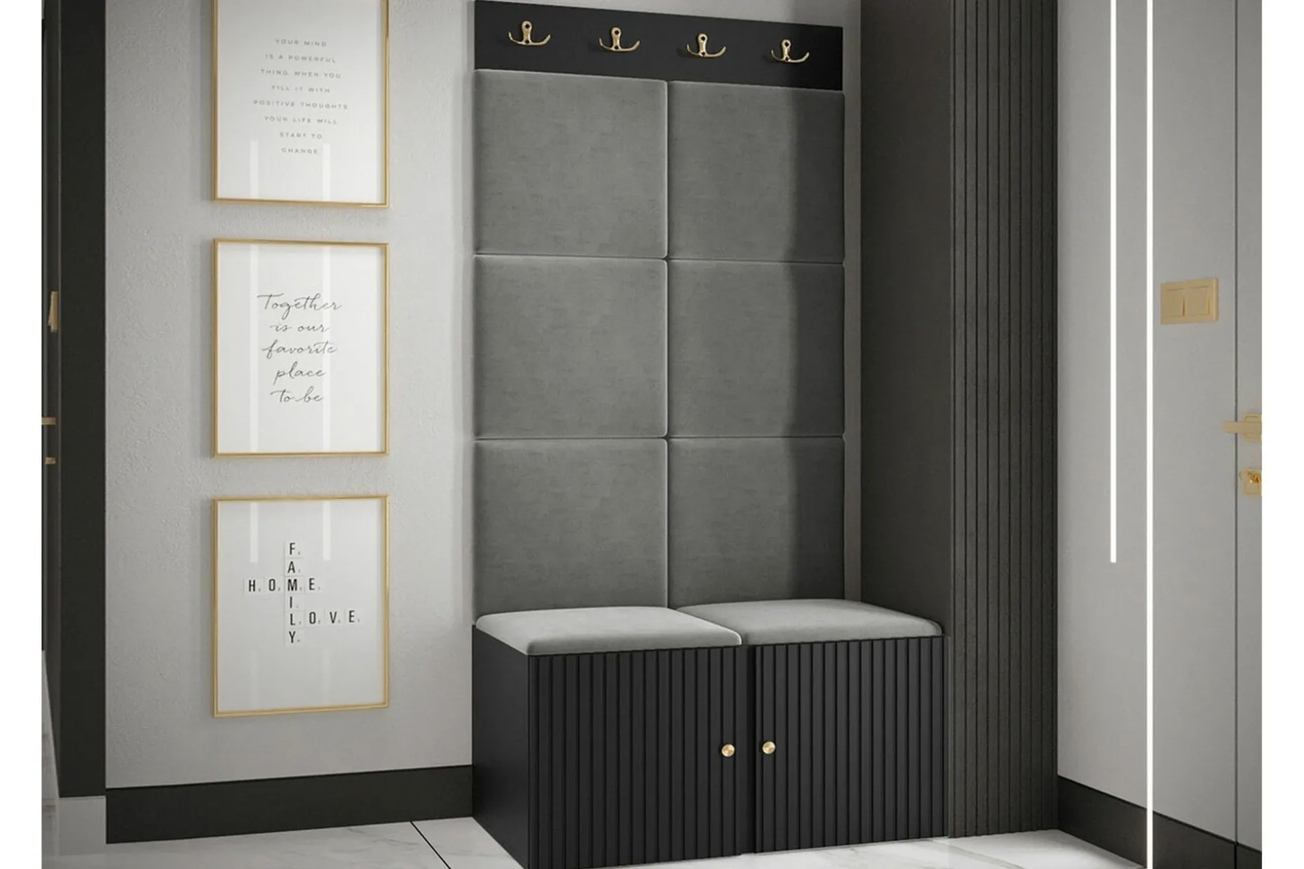 Dunvegan Highboard Black