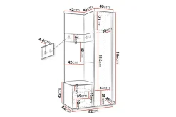 Dunvegan Highboard Graphite