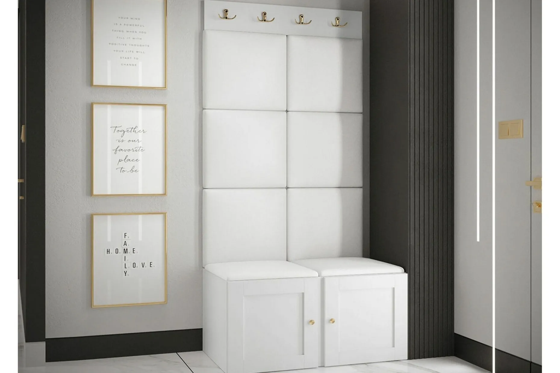 Dunvegan Highboard White
