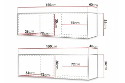 Dunvegan Tv-skåp 300 cm Black