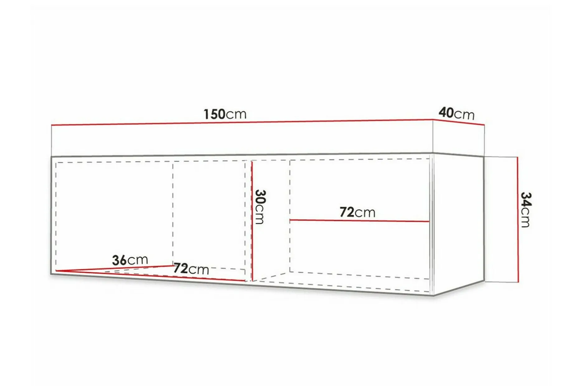 Dunvegan Tv-skåp 150 cm White