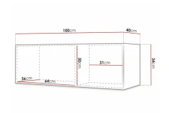 Dunvegan Tv-skåp 100 cm White