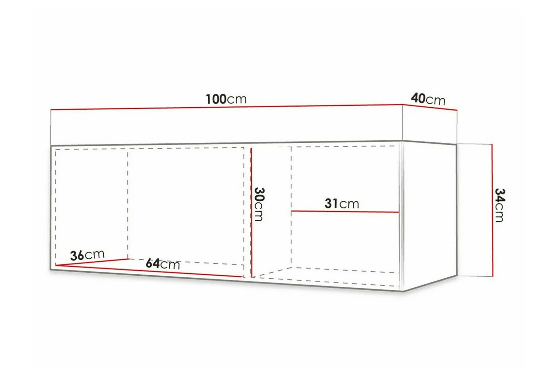 Dunvegan Tv-skåp 100 cm White