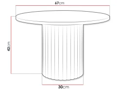 Durvan Sofabord 67 cm