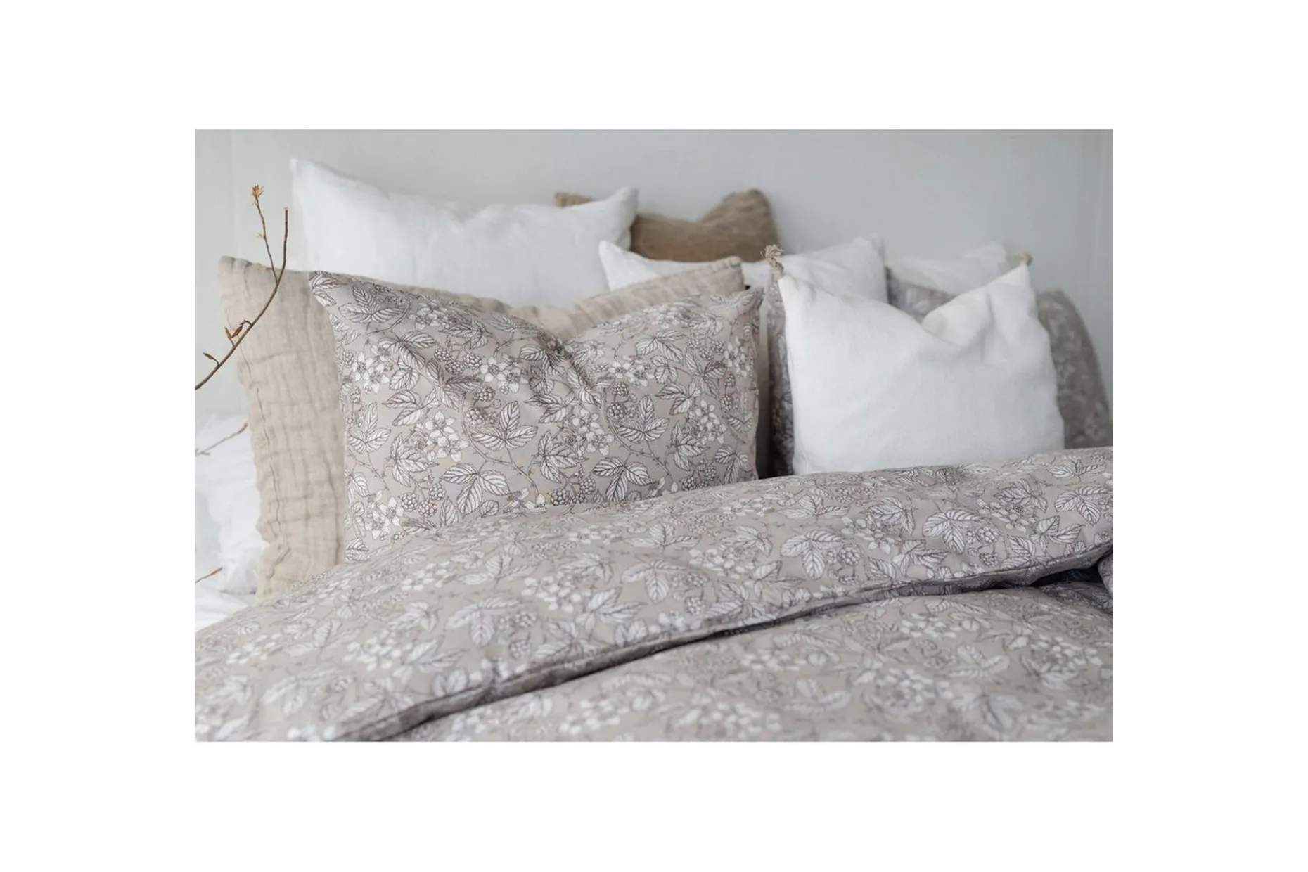 Dynetrekksett Enkeltseng 2-Delers Blackberry