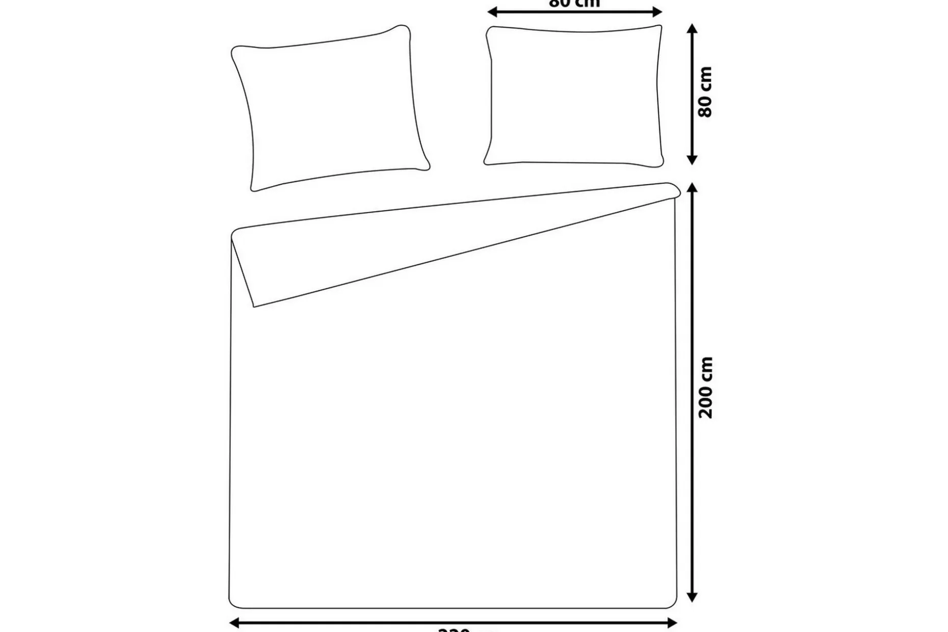 Dynetrekksett Harmonridge Rosa, 220x200 cm