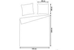 Dynetrekksett Wallingford 220x155 cm