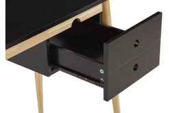 Ebeme Skrivebord 106 cm med Oppbevaring 2 Skuffer