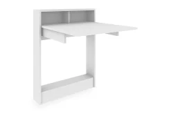Elegancia Veggskrivebord 70cm med Oppbevaringshylle Sammenle