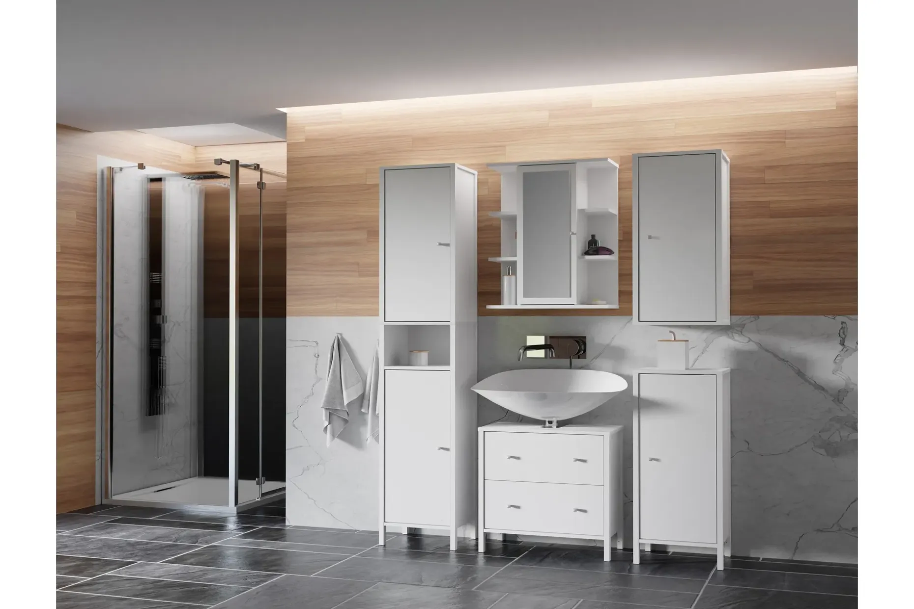 Elsassona Servantskap 35x64 cm 2 Skuffer