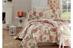 EnLora Home Sengeteppe Dobbelt 200x235+Laken+2 Putetrekk
