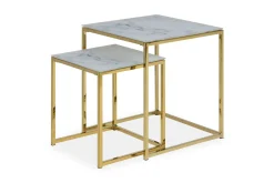 Epiffer Settbord 45 cm Marmormønster 2 Bord