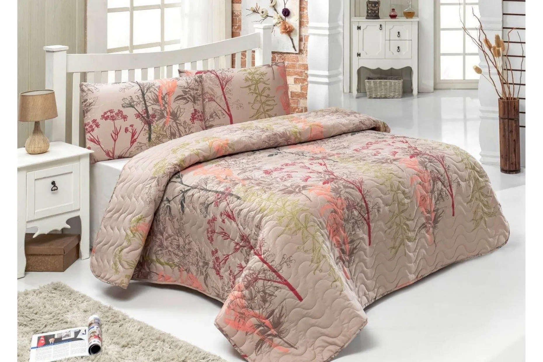 Eponj Home Sengeteppe Enkelt 160x220+Putetrekk Quiltet