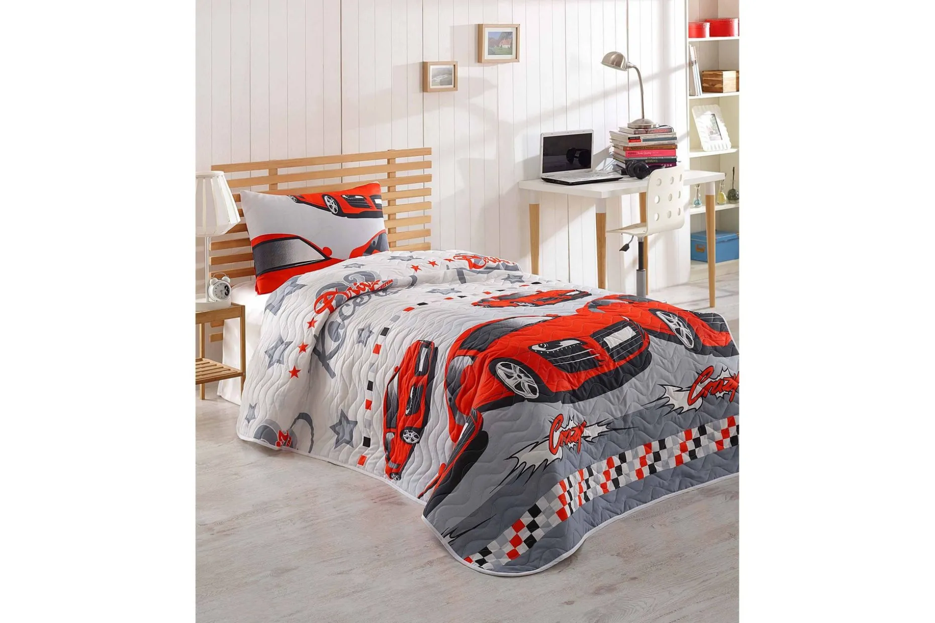 Eponj Home Sengeteppe Enkelt 160x220+Putetrekk Quiltet