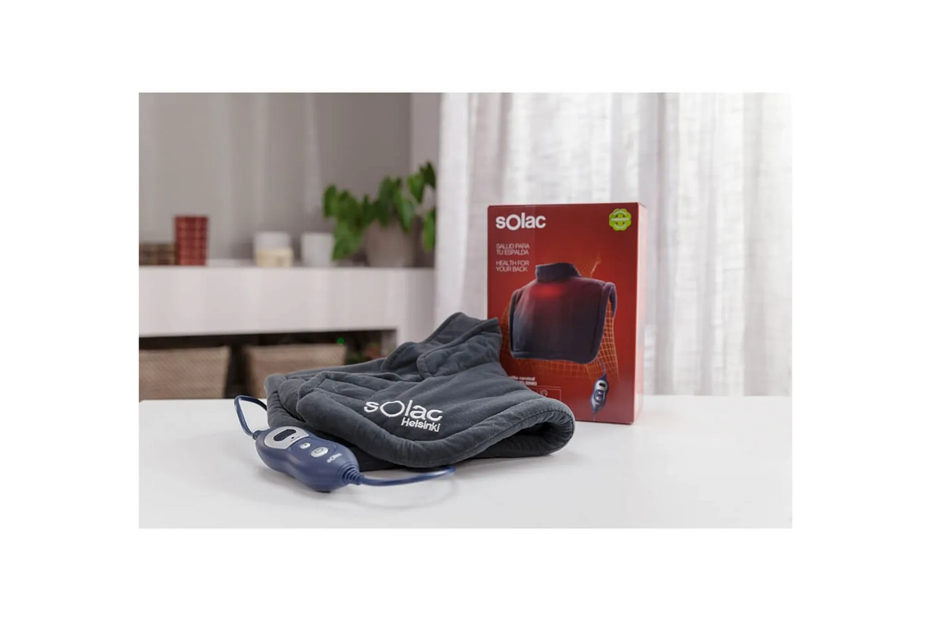 Ergonomisk Varmepude Solac Helsinki Nakke & Skuldre