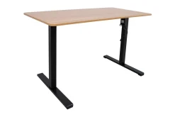 Ergo Optimal Skrivebord med motor 140x70 cm Tre/Svart
