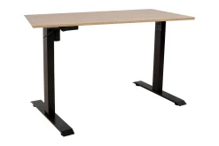 Ergo Skrivebord med motor 140x70 cm Sort