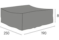 Eskilstuna Møbelbeskyttelse 190x250 cm Grå