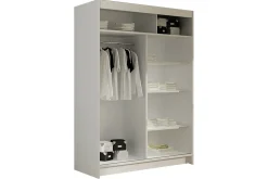 Estella Garderobe 120 cm Skyvedører Smalt Speil