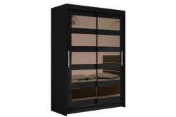Estella Garderobe Skyvedører Delt Speil
